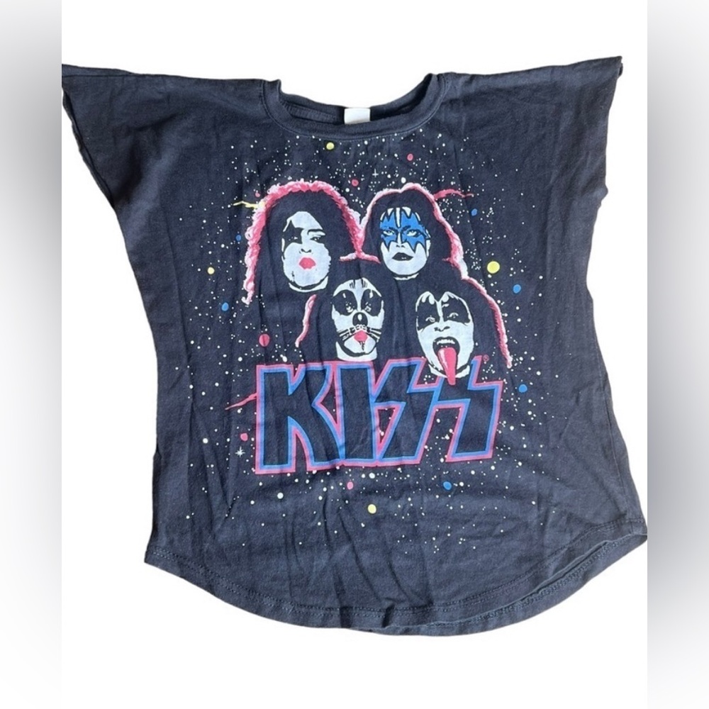 Junk Food Clothing  KISS Girl’s Toddler Shirt-5t